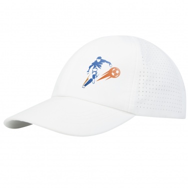 Logo trade advertising products picture of: Mica 6 panel GRS recycled cool fit cap