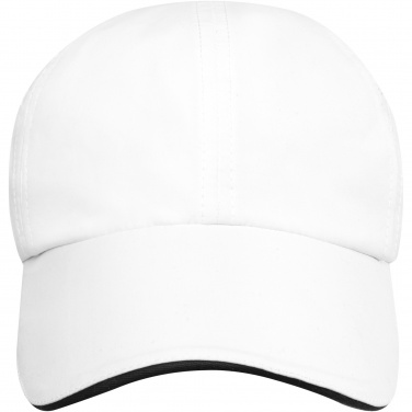 Logo trade promotional gift photo of: Morion 6 panel GRS recycled cool fit sandwich cap