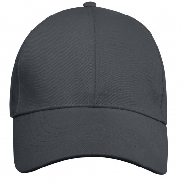 Logo trade promotional giveaways image of: Trona 6 panel GRS recycled cap