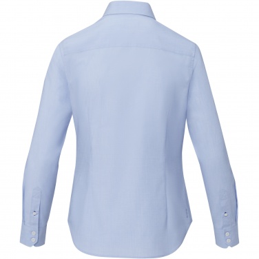 Logo trade corporate gifts image of: Cuprite long sleeve women's organic shirt