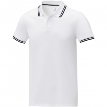 Logotrade promotional product image of: Amarago short sleeve men's tipping polo