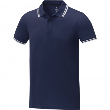 Logotrade business gifts photo of: Amarago short sleeve men's tipping polo
