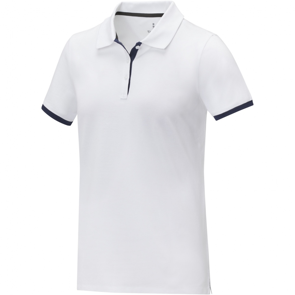 Logo trade promotional merchandise image of: Morgan short sleeve women's duotone polo