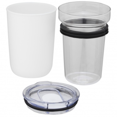 Logo trade promotional product photo of: Bello 420 ml glass tumbler with recycled plastic outer wall