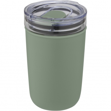 Logo trade promotional products image of: Bello 420 ml glass tumbler with recycled plastic outer wall
