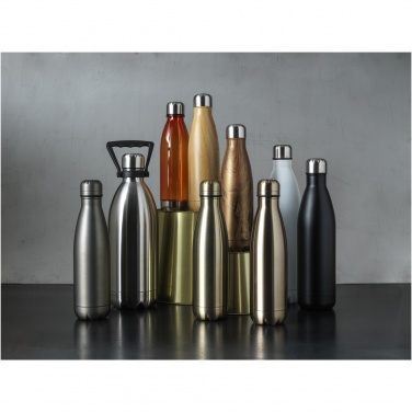 Logotrade promotional merchandise photo of: Cove 500 ml vacuum insulated stainless steel bottle with wood print