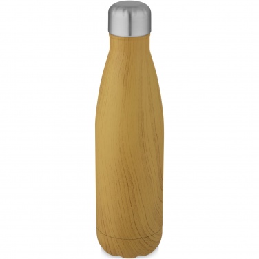 Logotrade promotional giveaway picture of: Cove 500 ml vacuum insulated stainless steel bottle with wood print