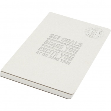 Logo trade promotional items image of: Dairy Dream A5 size reference recycled milk cartons spineless notebook