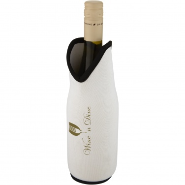 Logo trade promotional gift photo of: Noun recycled neoprene wine sleeve holder