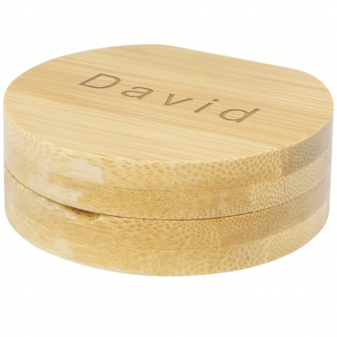 Logotrade promotional products photo of: Afrodit bamboo pocket mirror