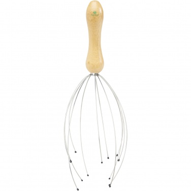 Logo trade promotional giveaways picture of: Hator bamboo head massager