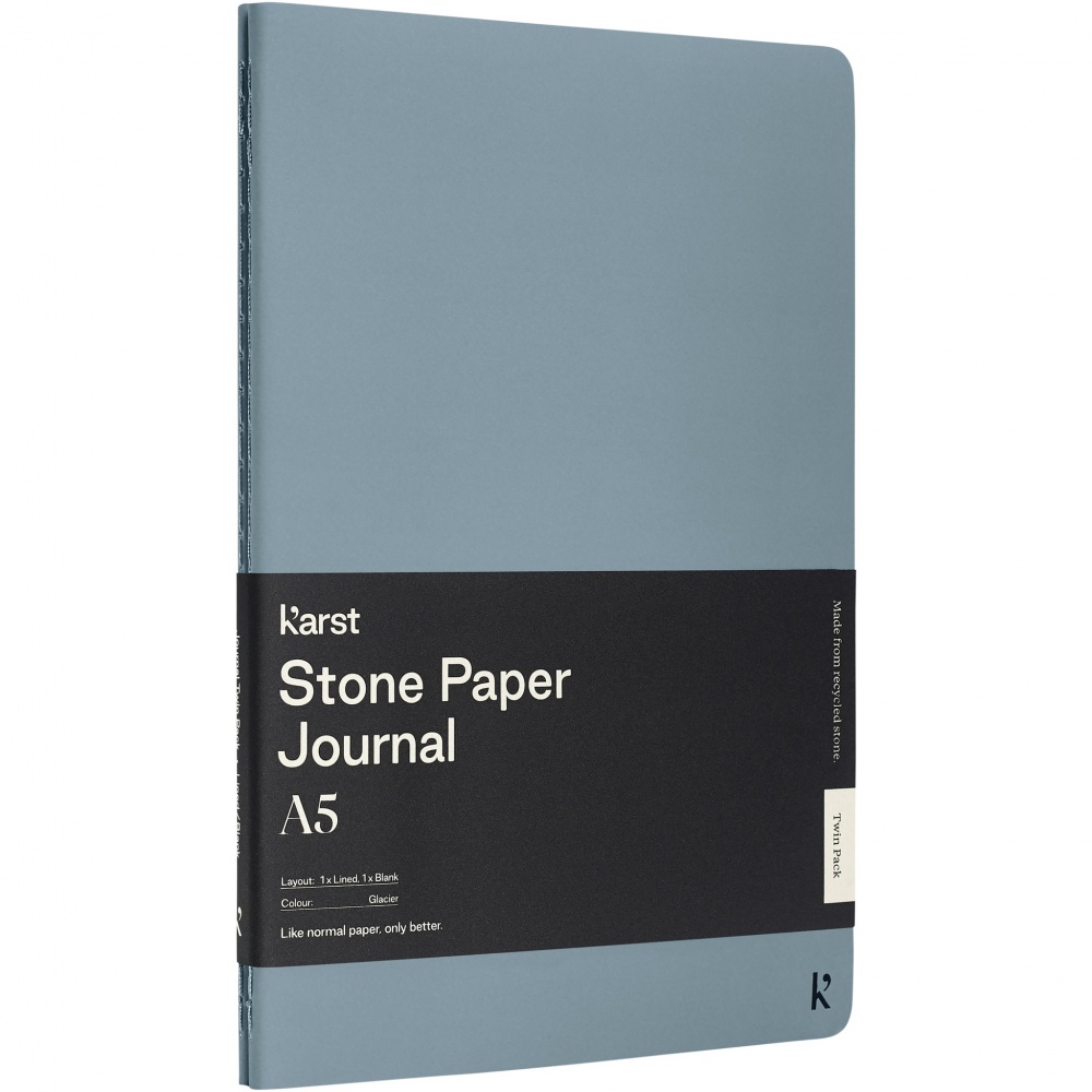 Logotrade advertising product image of: Karst® A5 stone paper journal twin pack