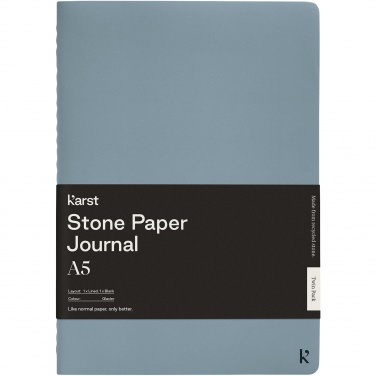 Logotrade business gift image of: Karst® A5 stone paper journal twin pack