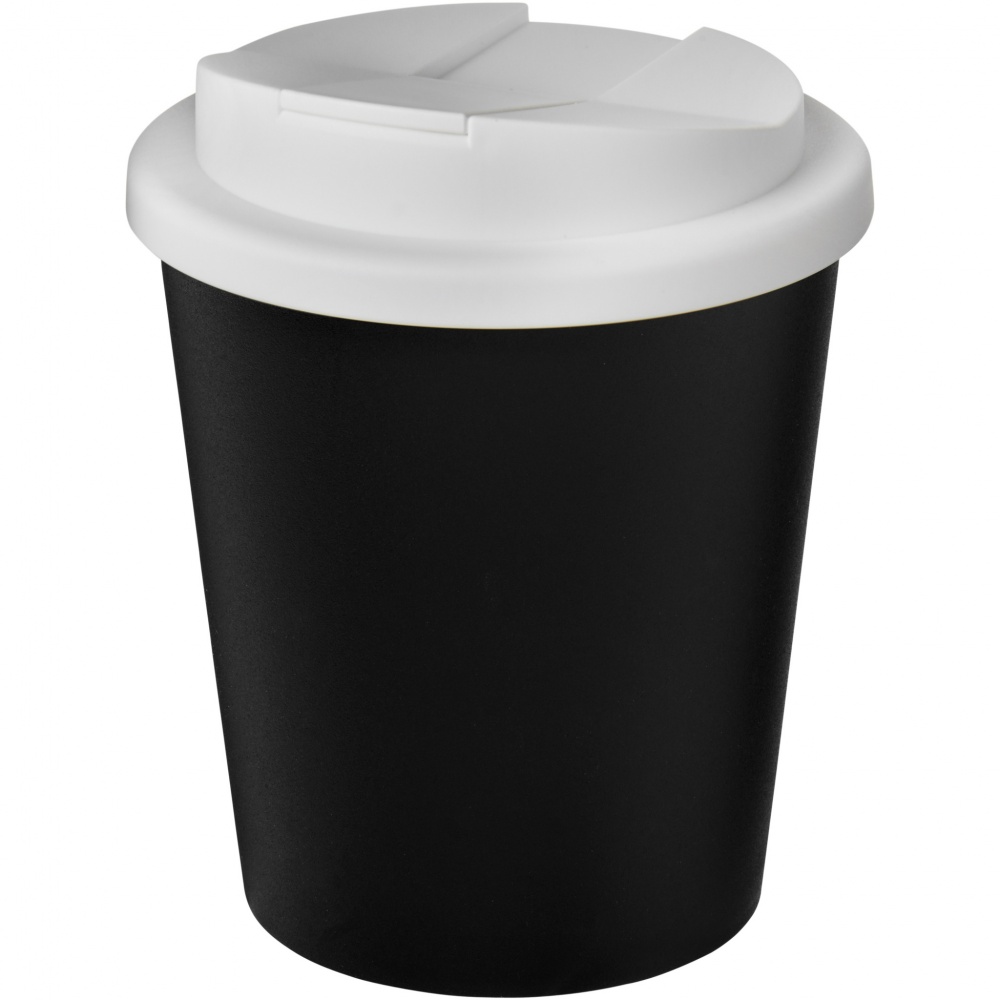 Logo trade promotional giveaways image of: Americano® Espresso Eco 250 ml recycled tumbler with spill-proof lid