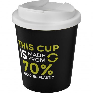 Logo trade promotional merchandise image of: Americano® Espresso Eco 250 ml recycled tumbler with spill-proof lid