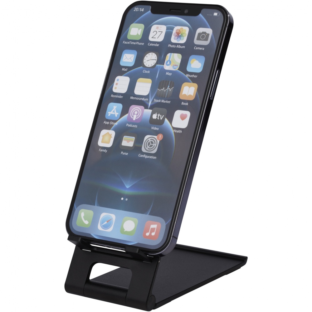 Logo trade corporate gifts image of: Rise slim aluminium phone stand