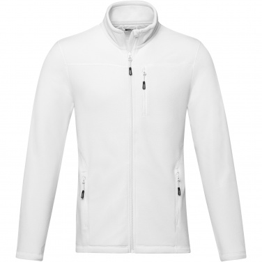 Logo trade promotional items image of: Amber men's GRS recycled full zip fleece jacket