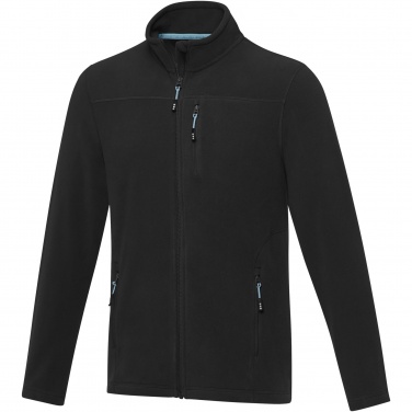 Logo trade promotional giveaways picture of: Amber men's GRS recycled full zip fleece jacket