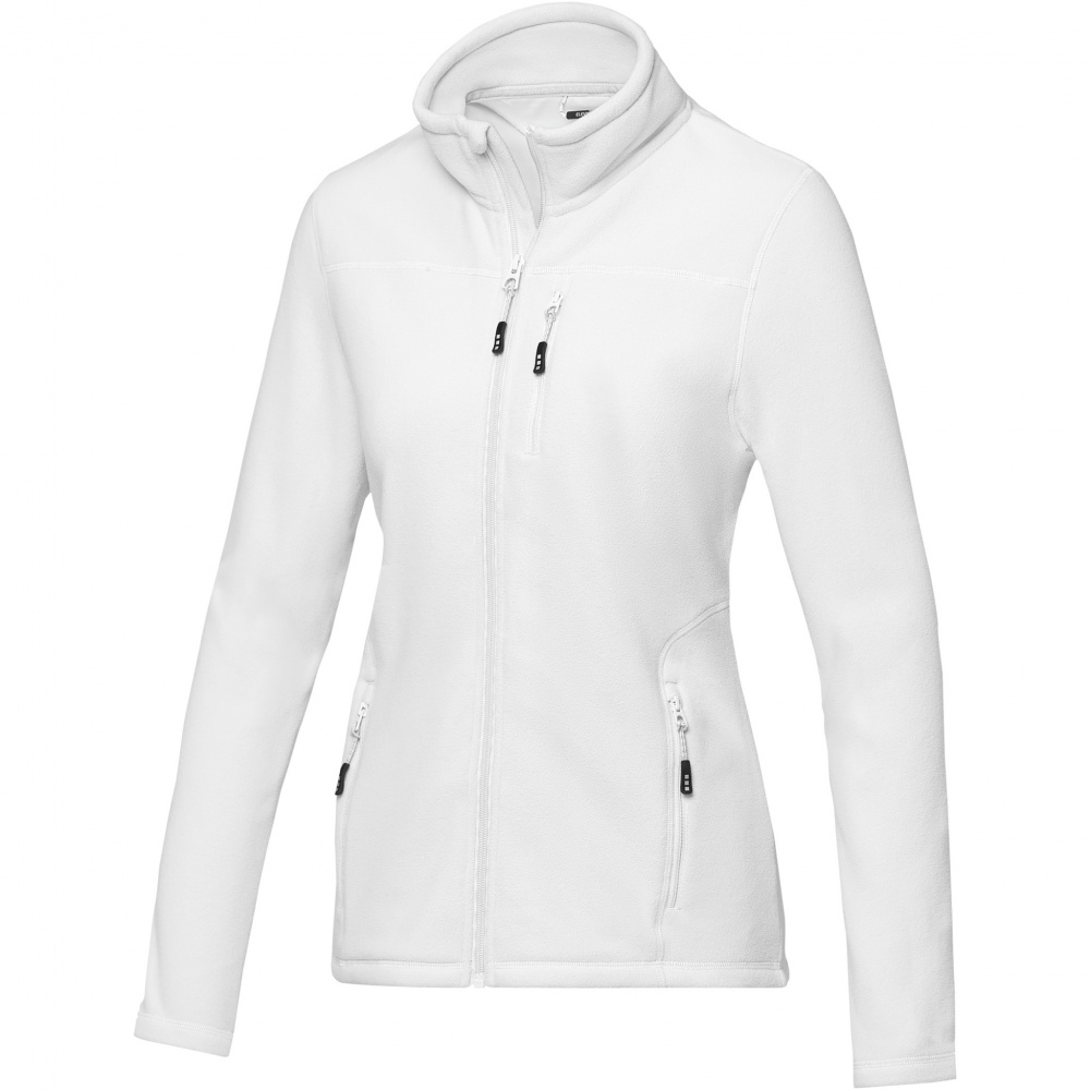 Logo trade promotional items image of: Amber women's GRS recycled full zip fleece jacket