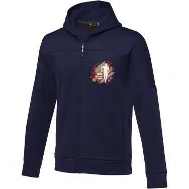 Logo trade promotional merchandise image of: Nubia men's performance full zip knit jacket