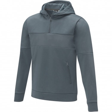Logo trade advertising product photo of: Sayan men's half zip anorak hooded sweater