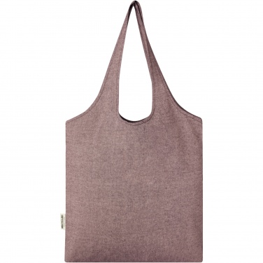 Logo trade advertising products image of: Pheebs 150 g/m² recycled cotton trendy tote bag 7L