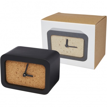 Logo trade promotional product photo of: Momento wireless limestone charging desk clock