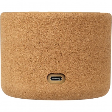 Logo trade promotional gift photo of: Cerris 5W cork Bluetooth® speaker
