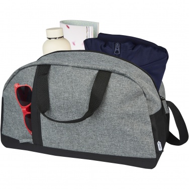 Logo trade promotional giveaway photo of: Reclaim GRS recycled two-tone sport duffel bag 21L