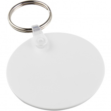 Logo trade advertising products picture of: Tait circle-shaped recycled keychain