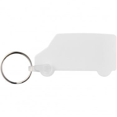 Logotrade promotional giveaways photo of: Tait van-shaped recycled keychain