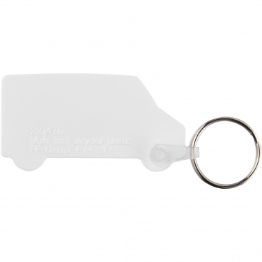 Logotrade promotional giveaway picture of: Tait van-shaped recycled keychain