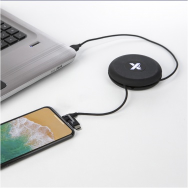 Logo trade promotional giveaways image of: SCX.design C18 3-in-1 travel light-up cable