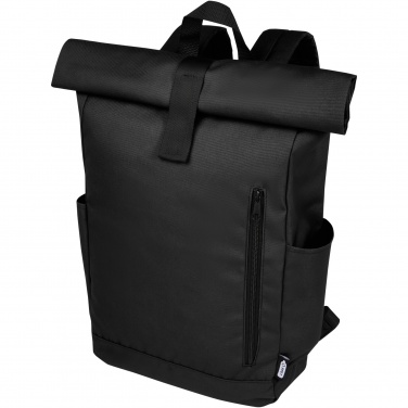 Logotrade promotional item image of: Byron 15.6" GRS RPET roll-top backpack 18L