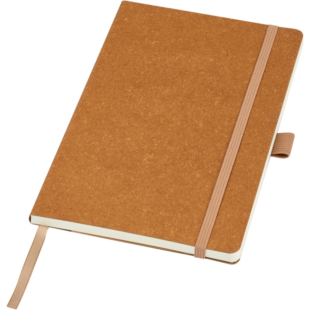 Logotrade promotional merchandise image of: Kilau recycled leather notebook 