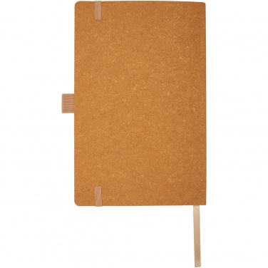 Logotrade promotional product picture of: Kilau recycled leather notebook 