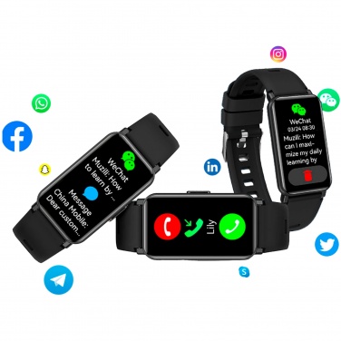 Logo trade corporate gifts image of: Prixton AT806 multisport smartband with GPS