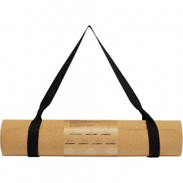 Logotrade advertising products photo of: Trikona cork yoga mat