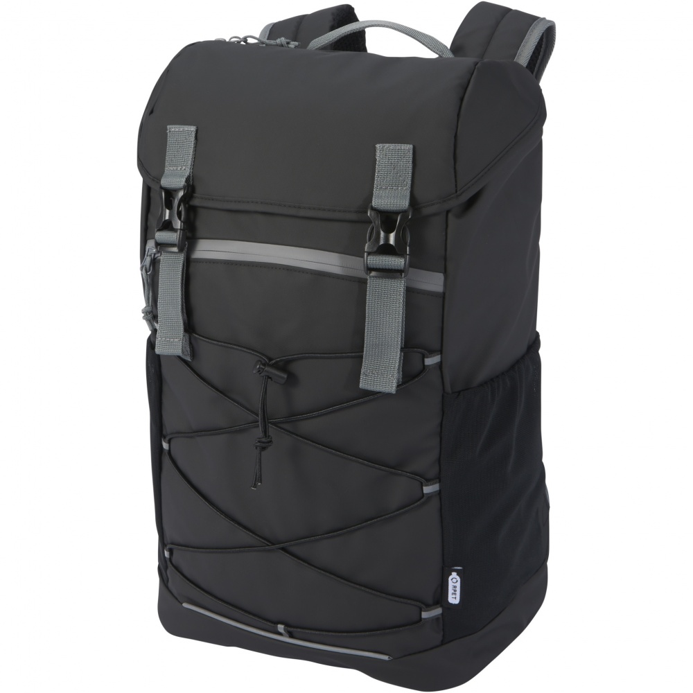 Logotrade promotional merchandise image of: Aqua 15.6" GRS recycled water resistant laptop backpack 23L