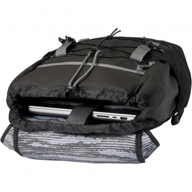 Logotrade promotional gift image of: Aqua 15.6" GRS recycled water resistant laptop backpack 23L