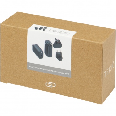 Logotrade advertising product image of: ADAPT 25W recycled plastic PD travel charger