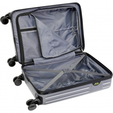 Logo trade promotional merchandise picture of: Rover 20" GRS recycled cabin trolley 40L
