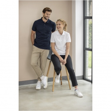 Logotrade promotional item image of: Emerald short sleeve unisex Aware™ recycled polo