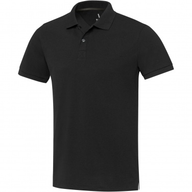 Logo trade promotional products picture of: Emerald short sleeve unisex Aware™ recycled polo