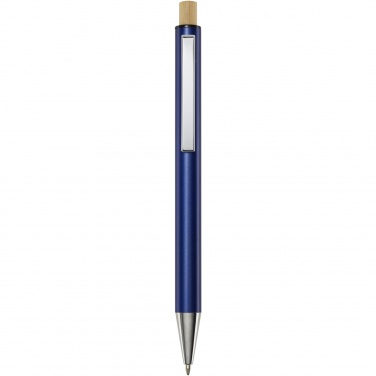 Logotrade promotional giveaway picture of: Cyrus recycled aluminium ballpoint pen (blue ink)