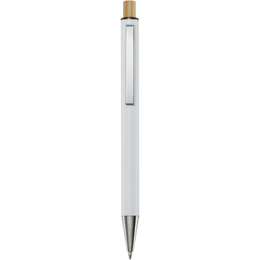 Logotrade promotional item image of: Cyrus recycled aluminium ballpoint pen (black ink)