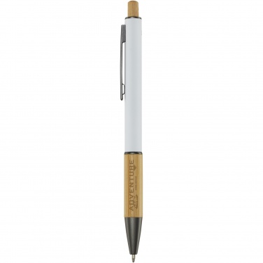 Logo trade corporate gifts image of: Darius recycled aluminium ballpoint pen