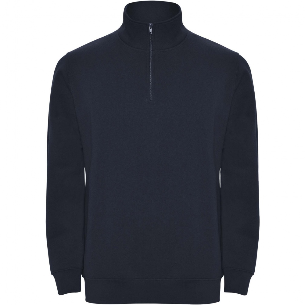 Logo trade corporate gifts image of: Aneto quarter zip sweater