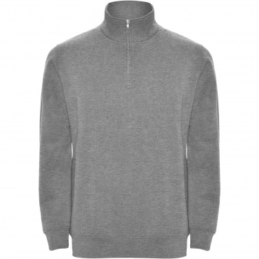 Logo trade corporate gifts image of: Aneto quarter zip sweater