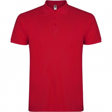 Logo trade promotional giveaways picture of: Star short sleeve men's polo